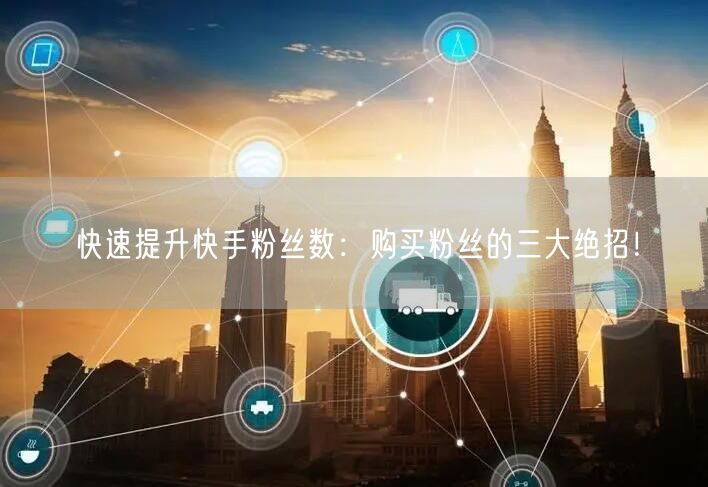 快速提升快手粉丝数:购买粉丝的三大绝招!