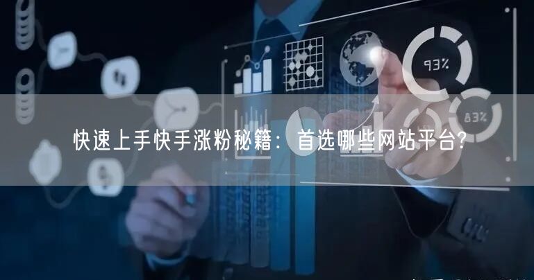 快速上手快手涨粉秘籍:首选哪些网站平台?